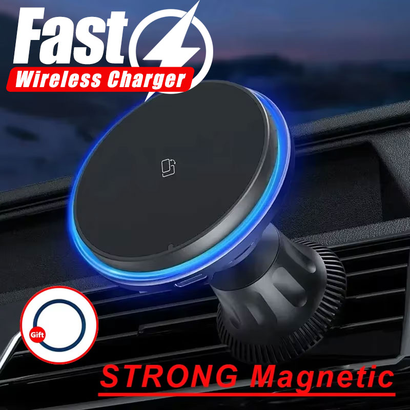 Magnetic Charging Cable - LED/RGB ที่ชาร์จไร้สายในรถยนต์แบบแม่เหล็กสำหรับไอโฟน 12 13 14 15