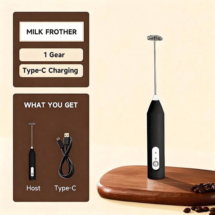 Electric Gadget - เครื่องผสมอาหารไฟฟ้าแบบมือถือ 1 ชิ้น, เครื่องตีไข่, เครื่องทำฟองนม, เครื่องทำกาแฟ,