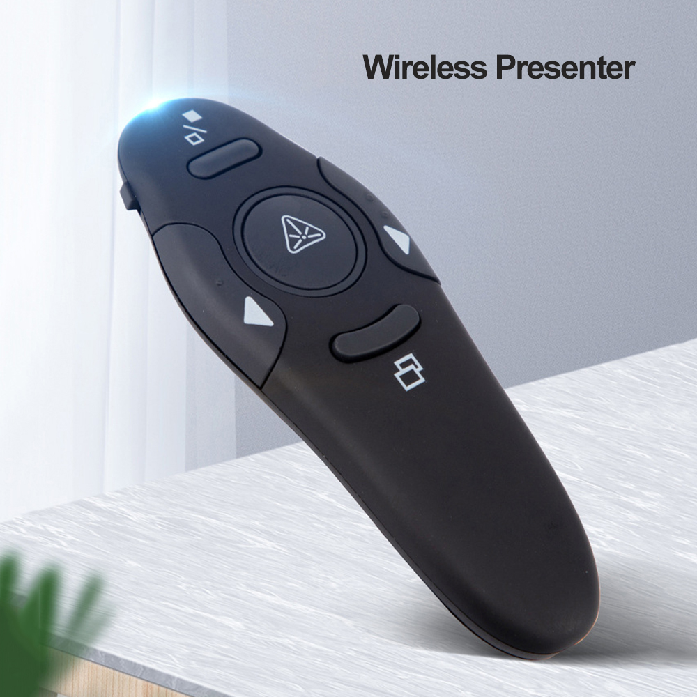 Laser Pointer Presenter - การนําเสนอ Powerpoint USB ไร้สาย 2.4GHz PPT