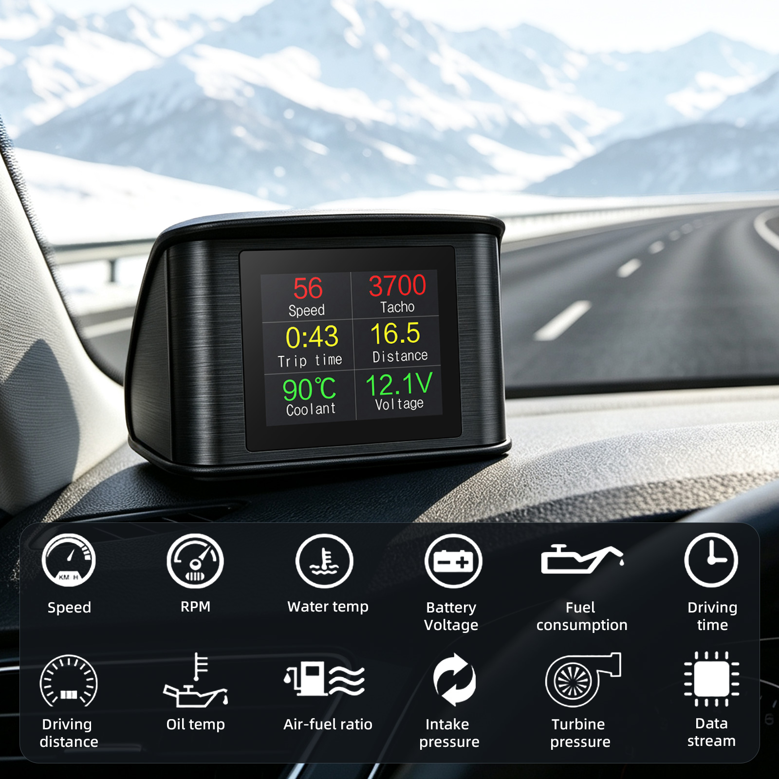 มิเตอร์วัดค่า OBD สำหรับรถยนต์ - Electronics Gadgets Wholesale บทวิจารณ์และราคา