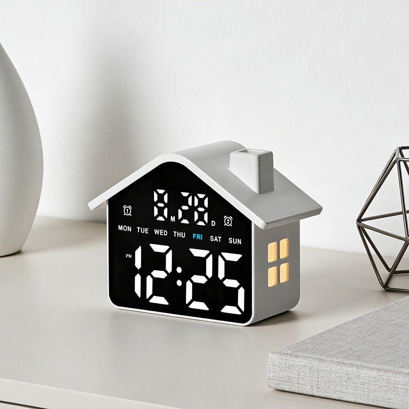นาฬิกาปลุก LED รูปทรงบ้าน นาฬิ - Modern Electronics Gadgets บทวิจารณ์และราคา