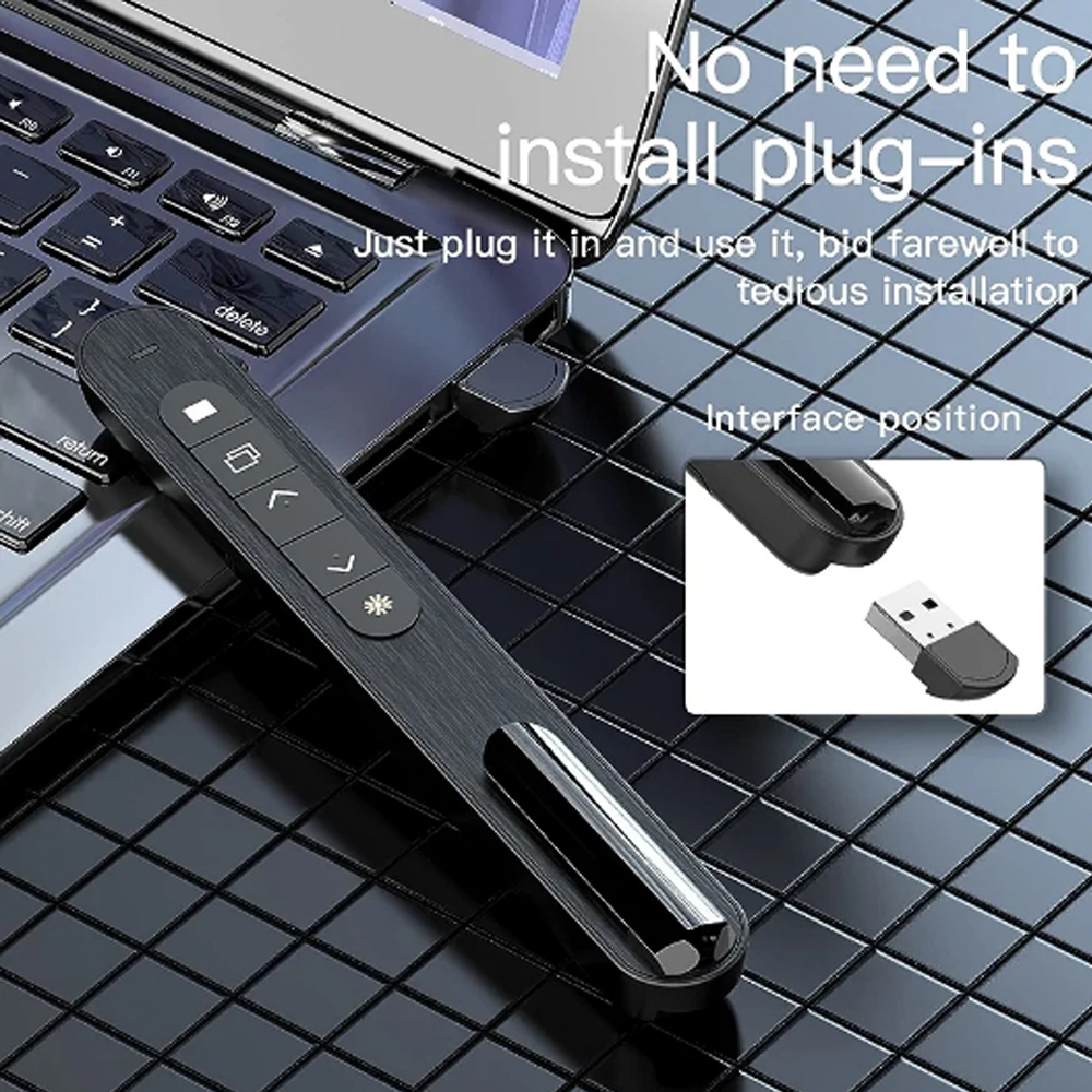 ปากกาพอยน์เตอร์ไร้สายพร้อมรีโม - Laser Pointer Presenter บทวิจารณ์และราคา