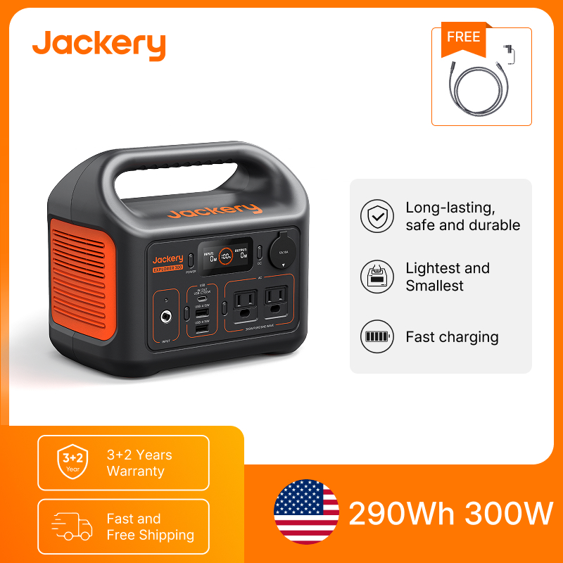 สถานีไฟฟ้าพกพา Jackery Explore - Solar Powered Charger บทวิจารณ์และราคา