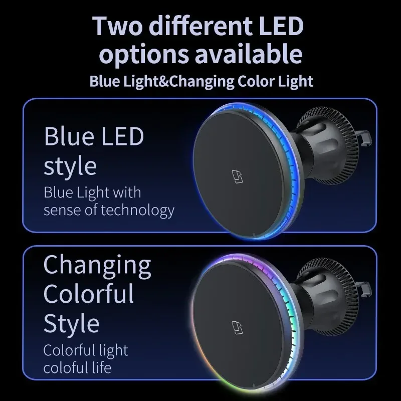 LED/RGB ที่ชาร์จไร้สายในรถยนต์ - Magnetic Charging Cable บทวิจารณ์และราคา