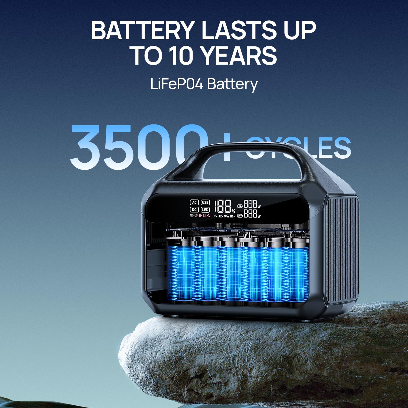 สถานีพลังงานแบบพกพา Daranener  - Solar Powered Charger บทวิจารณ์และราคา