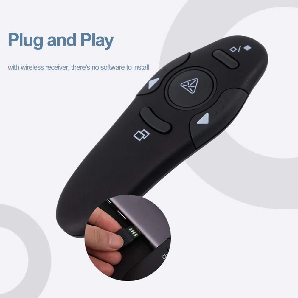 รีโมทคอนโทรลไร้สายสำหรับผู้นำเ - Laser Pointer Presenter บทวิจารณ์และราคา